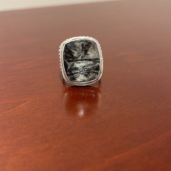 Echo of the Dreamer Rutilated Quartz Ring Sz. 7 - Picture 4 of 7